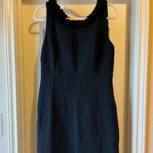 J.Crew Tweed style black cocktail Dress